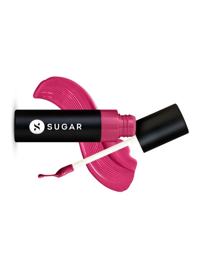 SUGAR Cosmetics Partner In Shine Transferproof Glossy Lipstick | Lasts upto 24hrs | Transferproof & Smudgeproof - 3ml - 08 Pink Pinot - Image 3